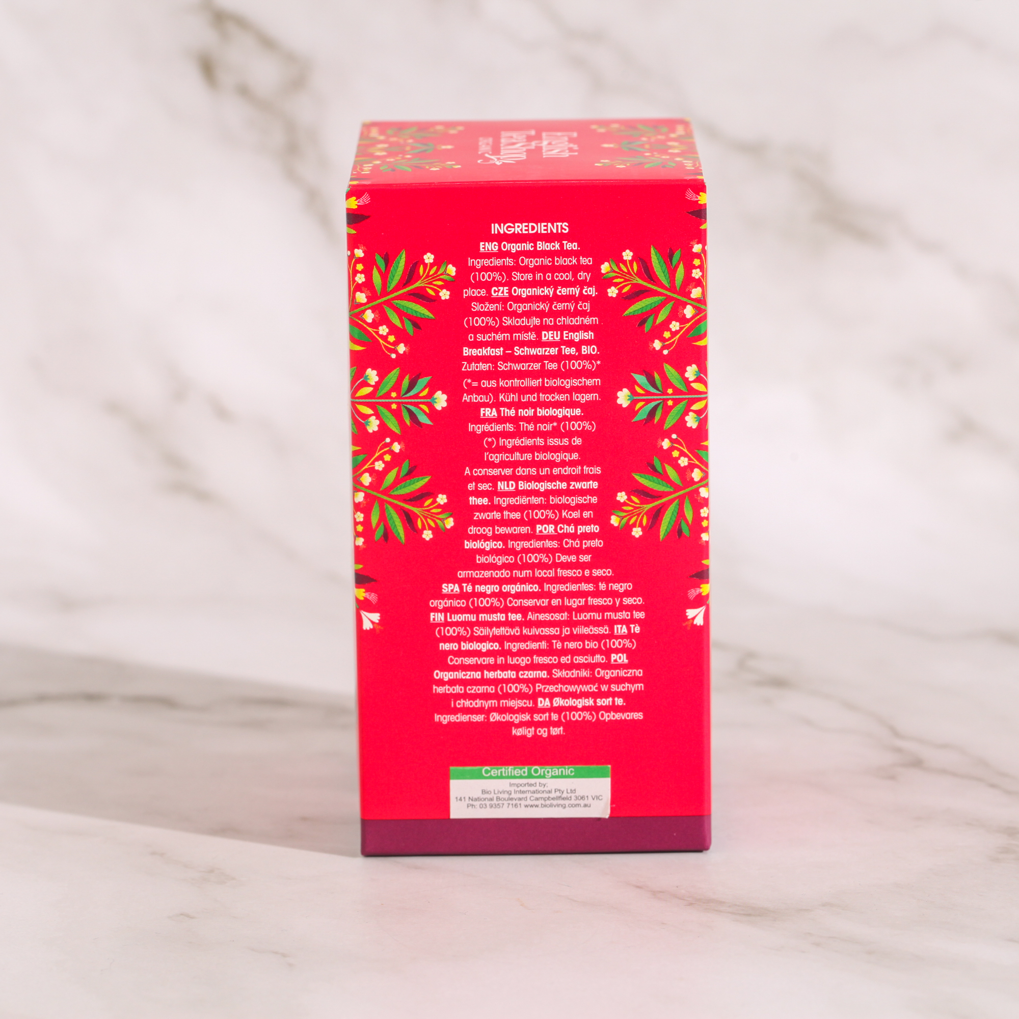 Organic English Breakfast Tea - English Tea Shop